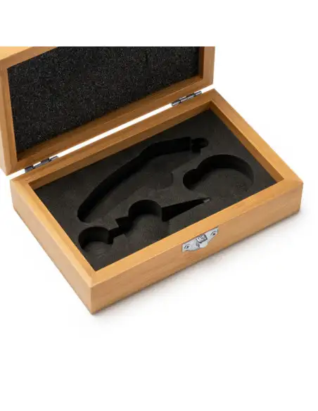 Set pentru vin elegant cu accesorii din oțel inoxidabil și bambus (AB4129)