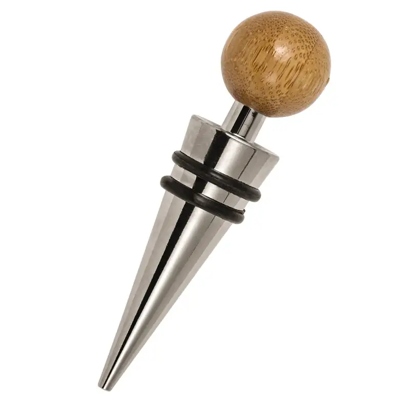 Set pentru vin elegant cu accesorii din oțel inoxidabil și bambus (AB4129)