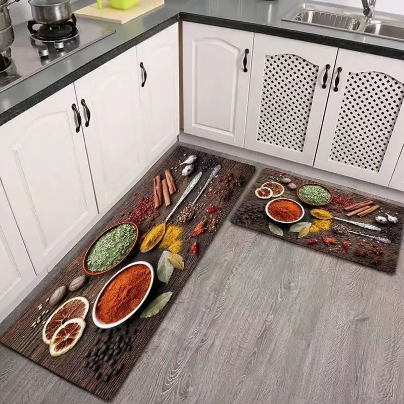 Set 2 x covoare de bucatarie, antiderapante 50x120 cm,50x60cm