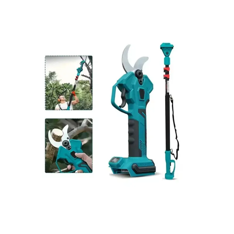 Foarfeca de Gradina , 48V, 2 Acumulatori, Brat Telescopic 2m, Unghi Reglabil de Taiere-07