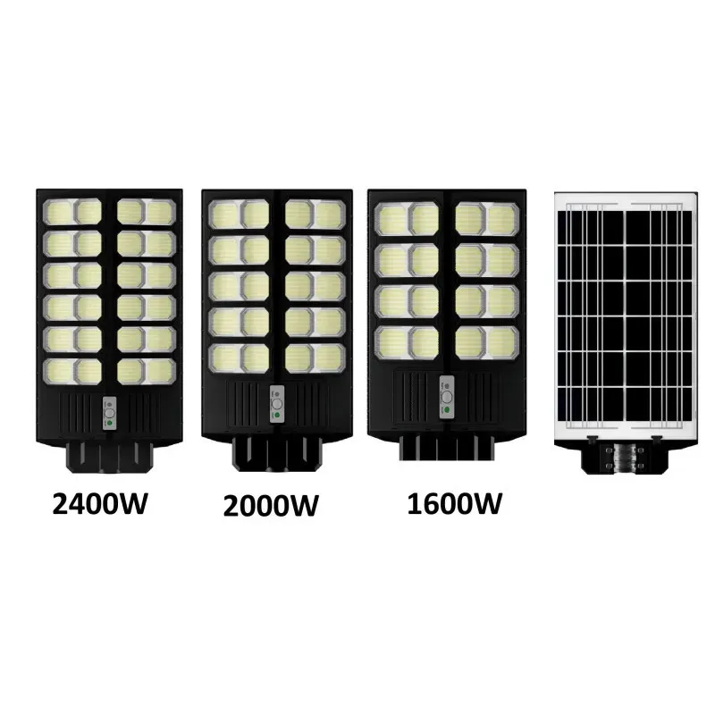 Lampa solara Jortan, dubla 1600/2000/2400W, cu Telecomanda si Suport Metalic