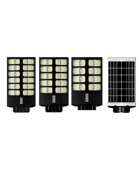Lampa solara Jortan, dubla 1600/2000/2400W, cu Telecomanda si Suport Metalic