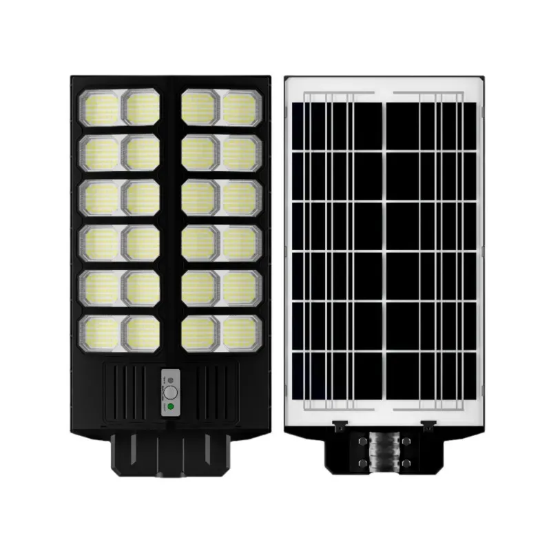Lampa solara Jortan, dubla 1600/2000/2400W, cu Telecomanda si Suport Metalic