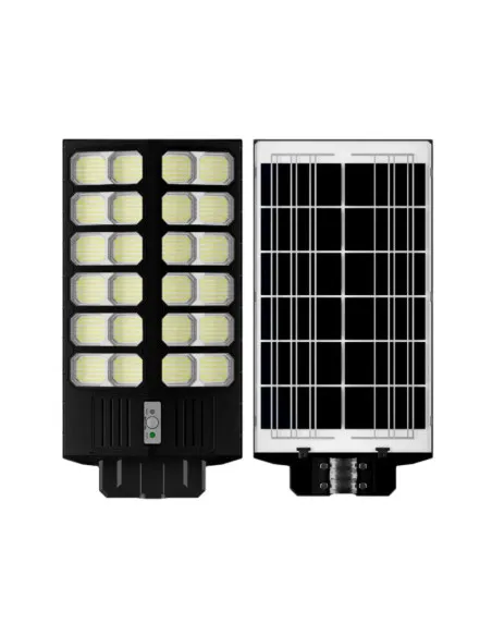 Lampa solara Jortan, dubla 1600/2000/2400W, cu Telecomanda si Suport Metalic