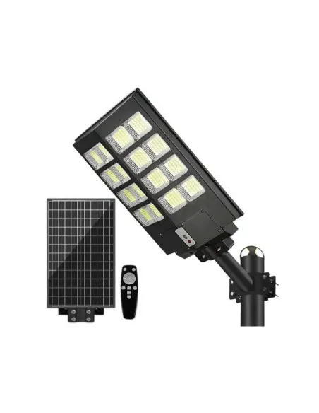 Lampa solara Jortan, dubla 1600/2000/2400W, cu Telecomanda si Suport Metalic