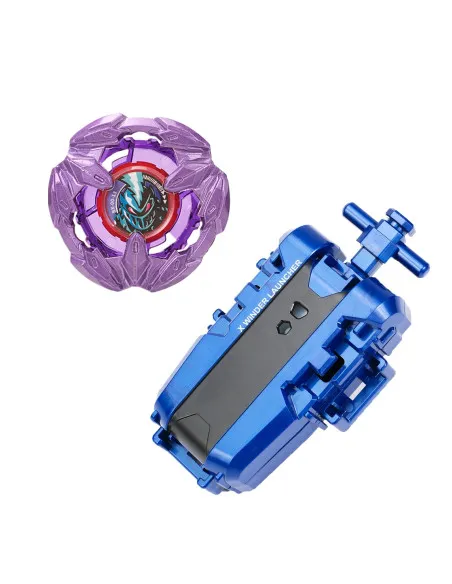 DEZAWRTY X Battling Set - Lance Knight Right-Handed Spinning Top and X String Launcher, X Starter Pack, Compatible with X Series