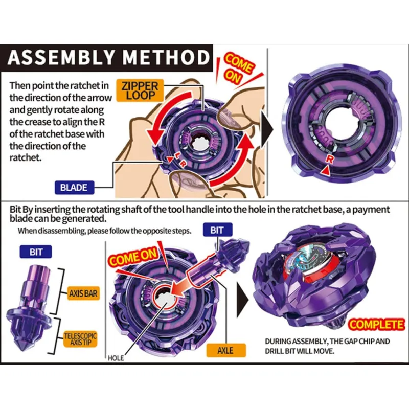DEZAWRTY X Battling Set - Lance Knight Right-Handed Spinning Top and X String Launcher, X Starter Pack, Compatible with X Series