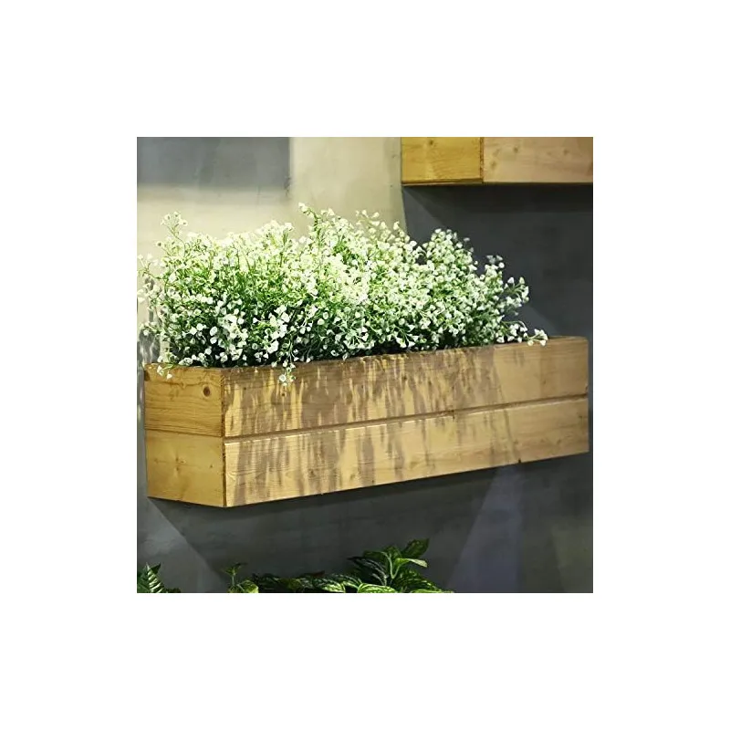 Set 12 Buchete Arbuști și Flori Artificiale Albe WILLBOND – Decor Interior și Exterior