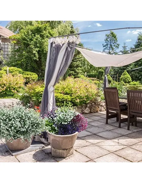 Set 12 Buchete Arbuști și Flori Artificiale Albe WILLBOND – Decor Interior și Exterior