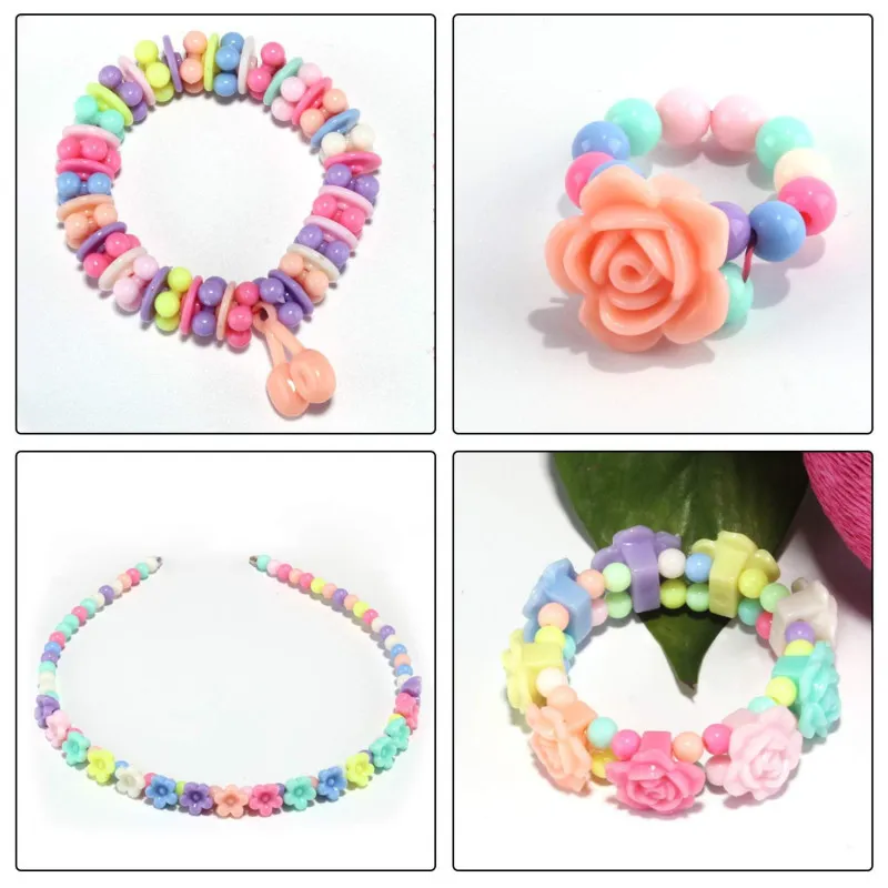 Set Mărgele DIY 550 Piese Colorate pentru Copii – Cutie cu 24 Compartimente