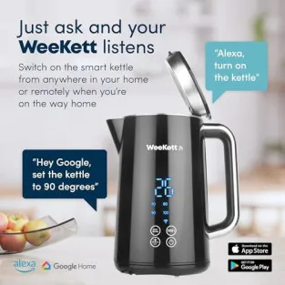 Alexa Smart Kettle, 1.7L - Smart Home Voice Control - Temperature Control with Cool Touch, LED Display & Keep Warm Function - 30 2
