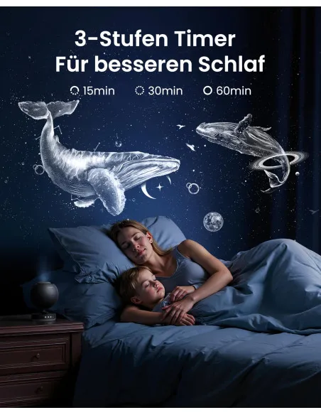 Starry Sky Projector Kids Night Light Galaxy Projector with 2 Discs – Ideal Gift