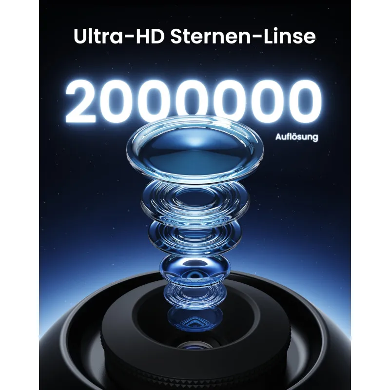 Starry Sky Projector Kids Night Light Galaxy Projector with 2 Discs – Ideal Gift