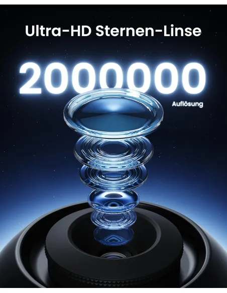 Starry Sky Projector Kids Night Light Galaxy Projector with 2 Discs – Ideal Gift