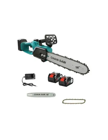 Drujbă electrică 16 inch, DASGUT cu 2 acumulatori Li-Ion, 48V, ungere lant, 04