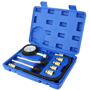 Tester de Compresie Motoare pe Benzină și Diesel – Manometru Presiune Ulei 0-20 bar (Lot 2 buc.)