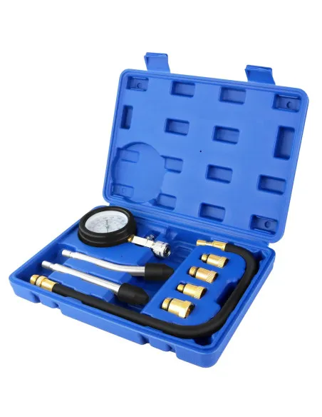 Tester de Compresie Motoare pe Benzină și Diesel – Manometru Presiune Ulei 0-20 bar (Lot 2 buc.)