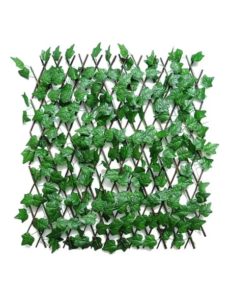 Gard artificial cu frunze verzi, 100 x 250 cm