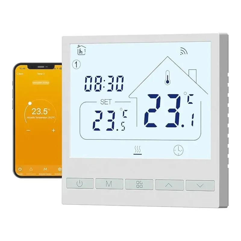 [RESIGILAT] Termostat Inteligent Wi-Fi BEOK ,pentru Incalzire in Pardoseala si Centrale – Compatibil Alexa,Tuya