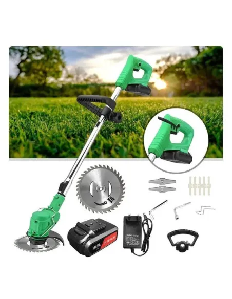 Motocoasa electrica DASGUT, 2 acumulatori, 48Vf, 18.000 RPM