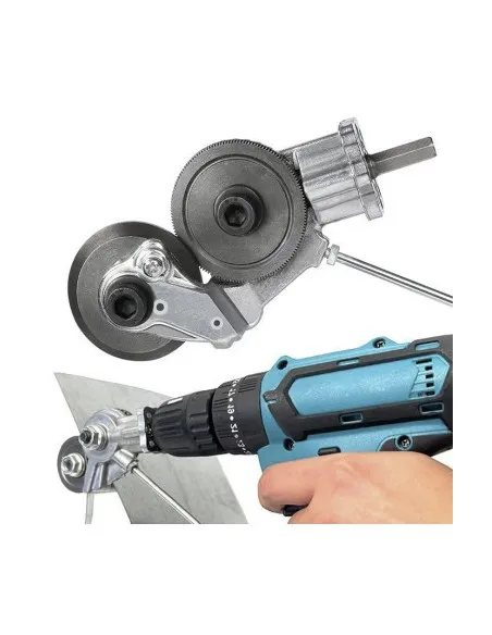 Adaptor bormasina pentru taiat tabla si materiale feroase