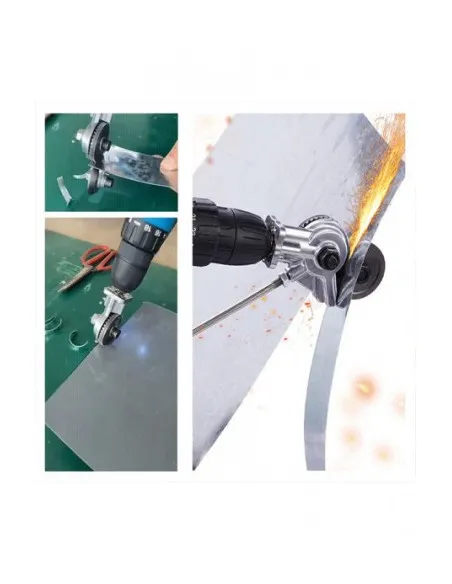 Adaptor bormasina pentru taiat tabla si materiale feroase