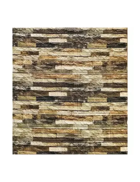 Set 5 x tapet autoadeziv spuma moale 3D, 77x70 cm