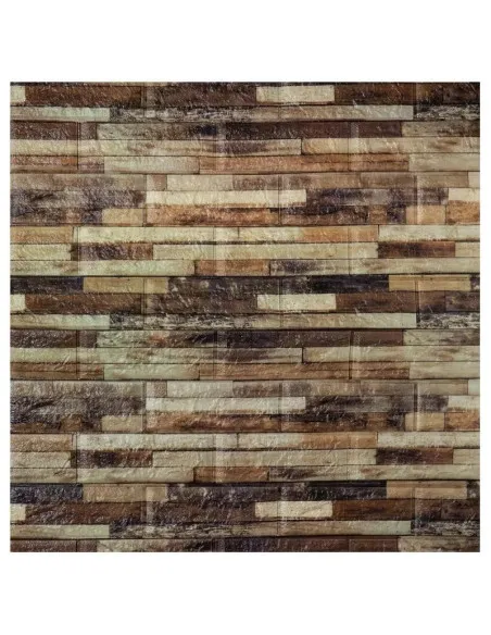 Set 5 x tapet autoadeziv spuma moale 3D, 77x70 cm