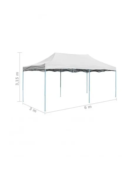 Cort pliabil de gradina, sistem acordeon, 3x6m