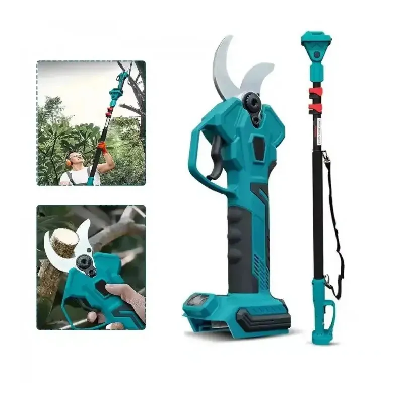 Foarfeca de Gradina , 48V, 2 Acumulatori, Brat Telescopic 2m, Unghi Reglabil de Taiere-07