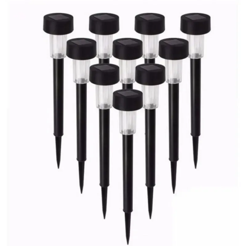 10 buc Lampi solare gradina, LED, exterior din