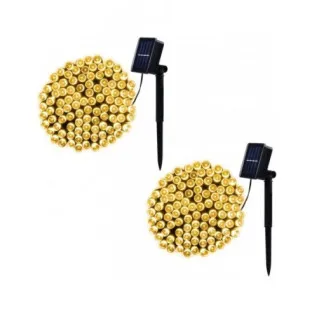 Set 2 x Instalatie LED pentru exterior cu incarcare solara