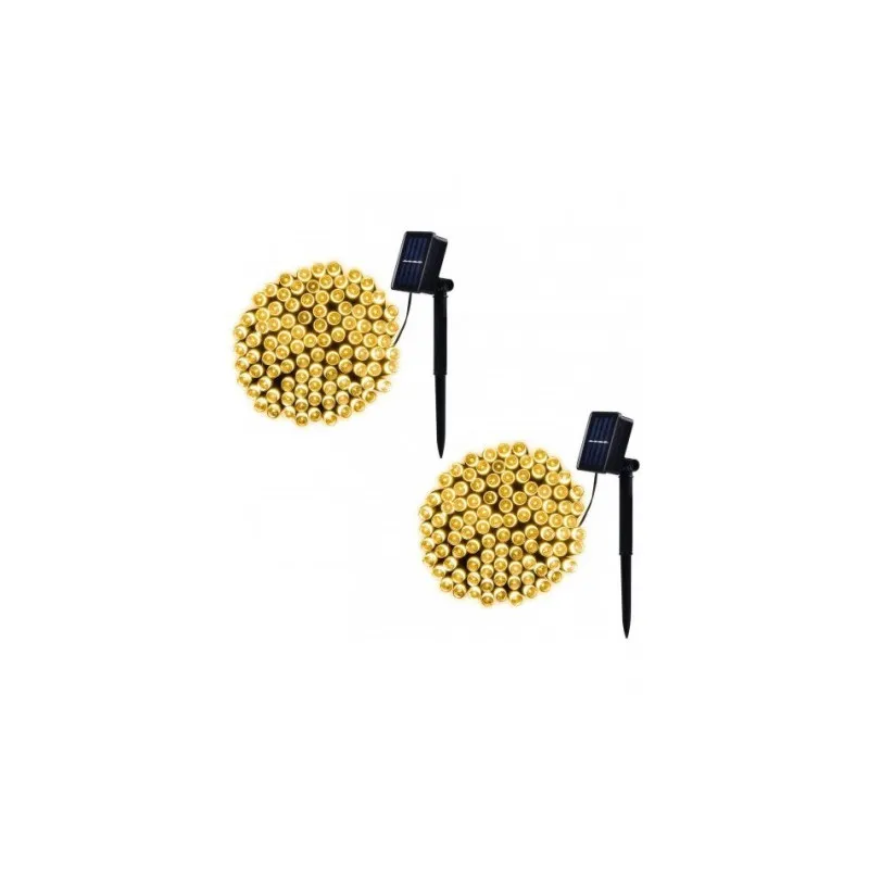Set 2 x Instalatie LED pentru exterior cu incarcare solara