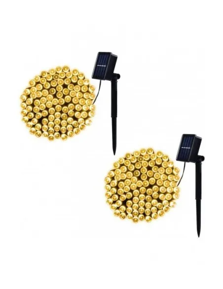 Set 2 x Instalatie LED pentru exterior cu incarcare solara