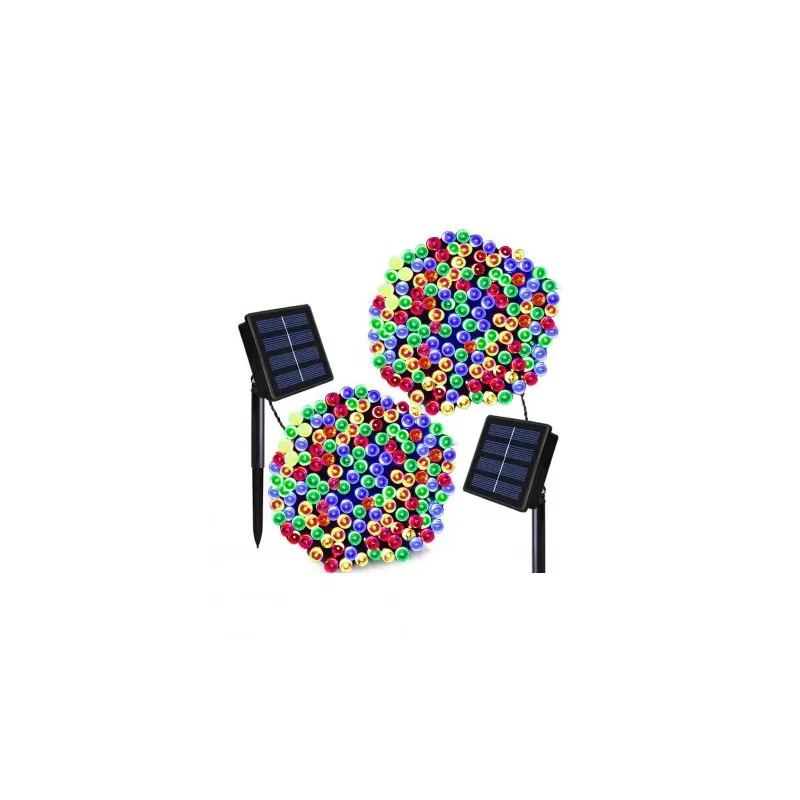Set 2 x Instalatie LED pentru exterior cu incarcare solara