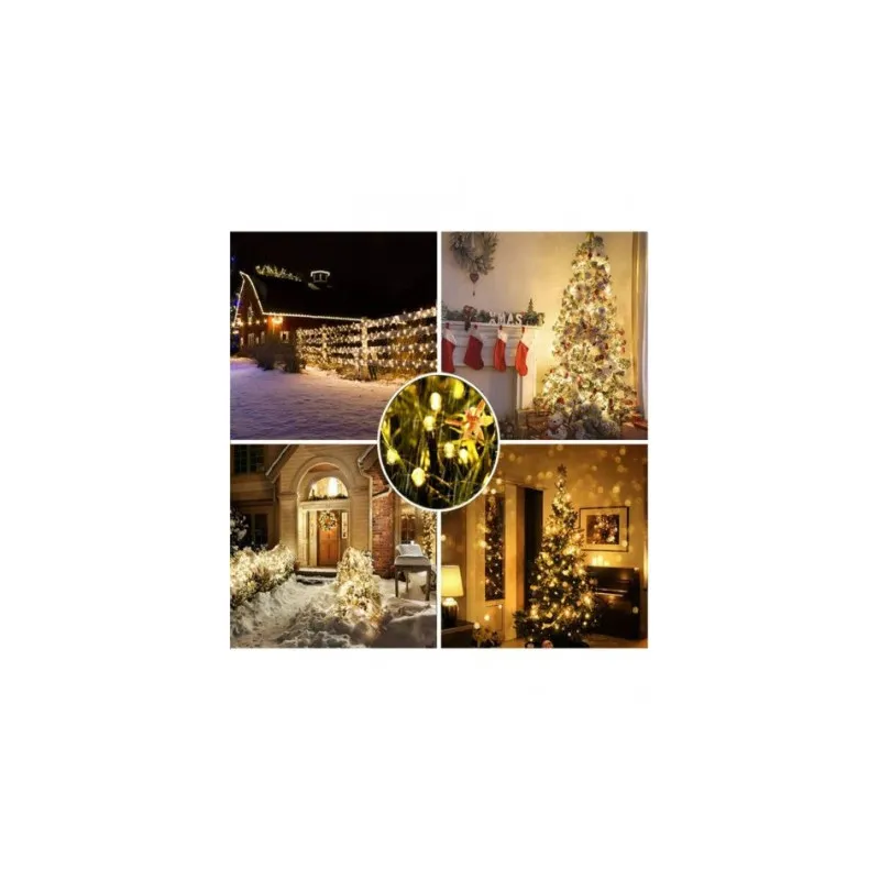Set 2 x Instalatie LED pentru exterior cu incarcare solara