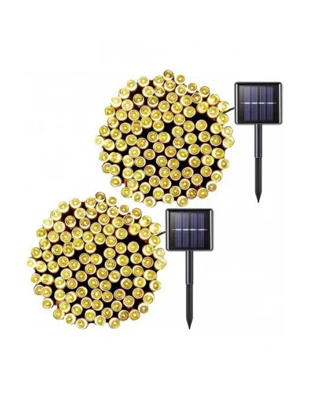 Set 2 x Instalatie LED pentru exterior cu incarcare solara
