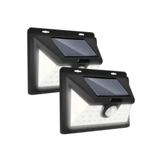 Set 2 x lampa solara 32 LED si senzor de miscare