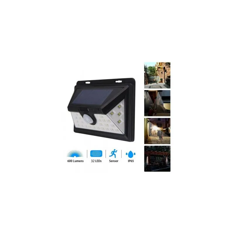 Set 2 x lampa solara 32 LED si senzor de miscare