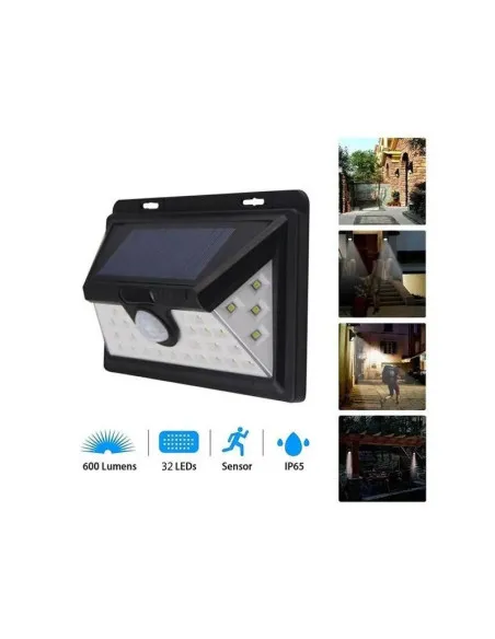 Set 2 x lampa solara 32 LED si senzor de miscare