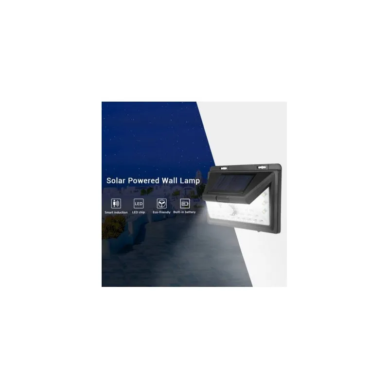 Set 2 x lampa solara 32 LED si senzor de miscare