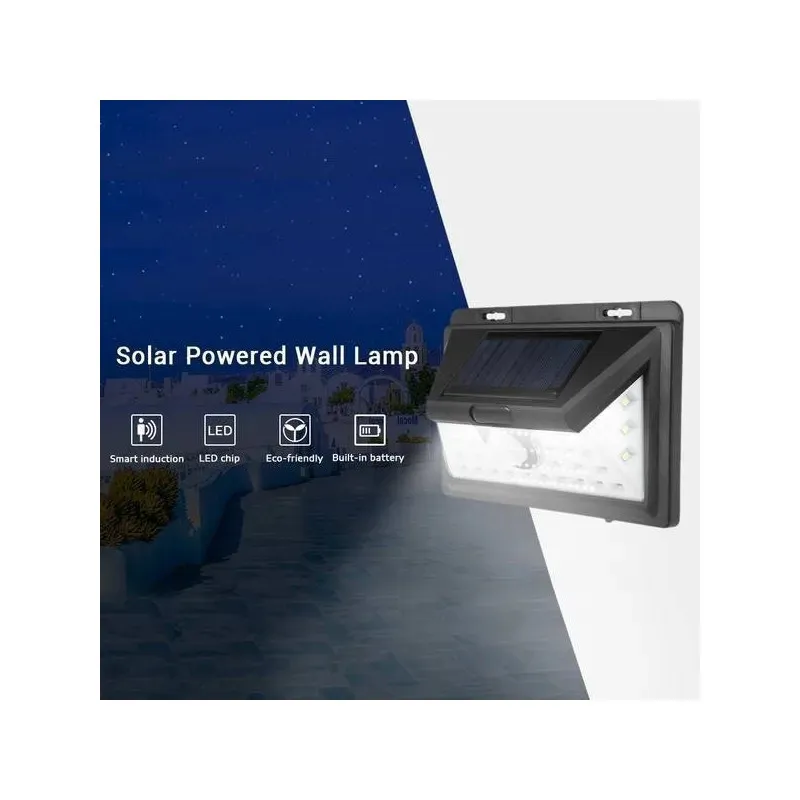 Set 2 x lampa solara 32 LED si senzor de miscare