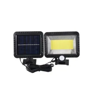 Lampa solara stradala 90W, 120 LED, senzor de