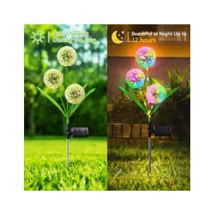 Set 2 x Lampa solara papadie , decoratiune gradina