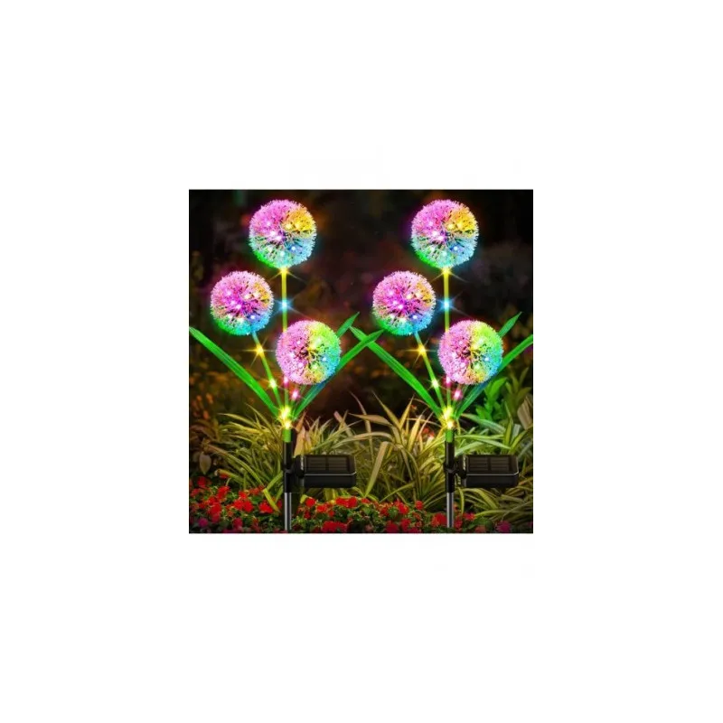 Set 2 x Lampa solara papadie , decoratiune gradina