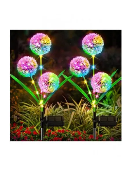 Set 2 x Lampa solara papadie , decoratiune gradina