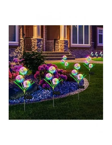 Set 2 x Lampa solara papadie , decoratiune gradina