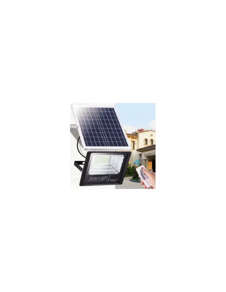 Proiector cu panou solar mare JORTAN, 50/100/150/400/600/1200W, led, Senzor lumina, tehnologie 2025