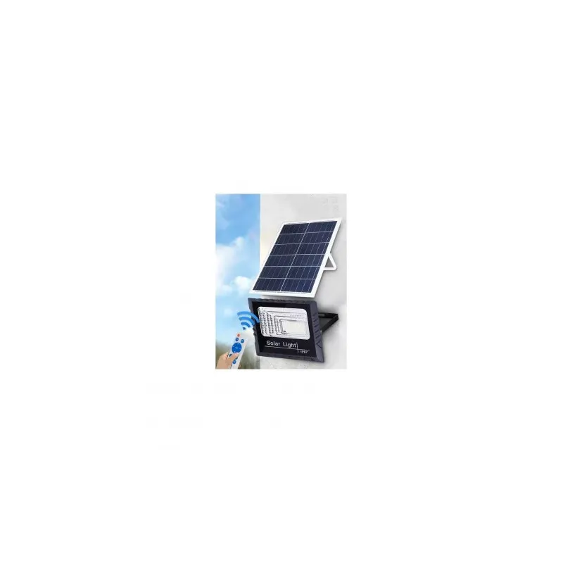 Proiector cu panou solar mare JORTAN, 50/100/150/400/600/1200W, led, Senzor lumina, tehnologie 2025