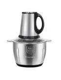 Tocator Electric 300W pentru Carne și Legume, 4 Lame Inox, 5L, Argintiu